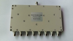 2-8GHz 8路微带功分器